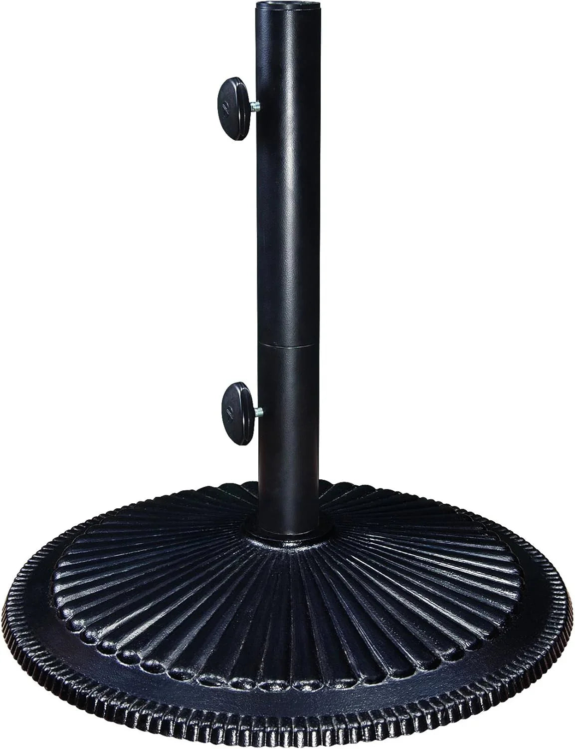 50-pound classic market model sunshade stand (matte black coating)
