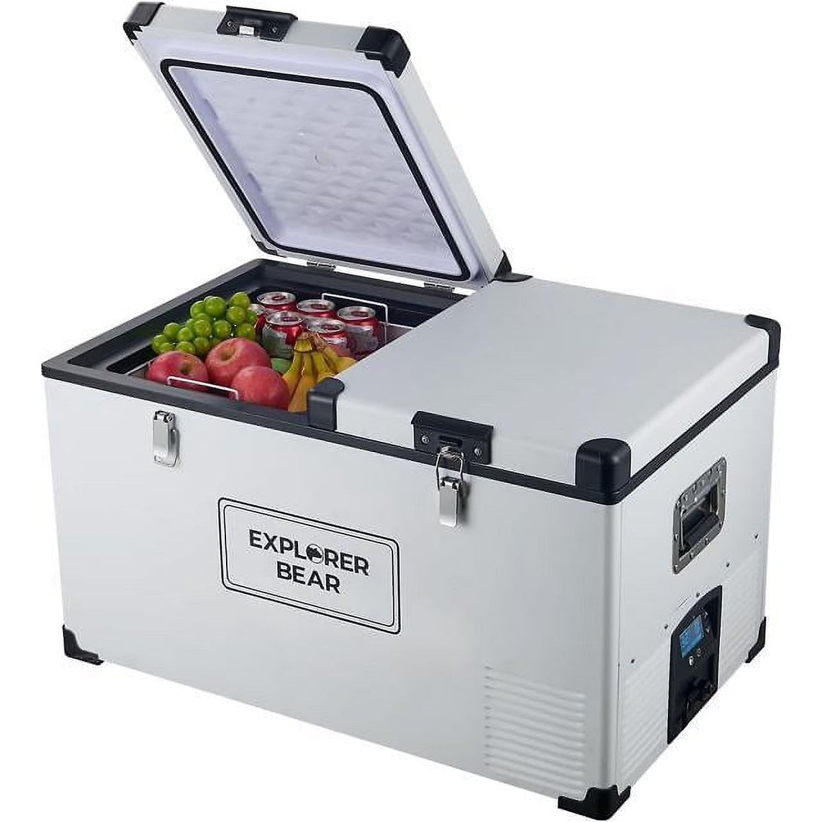 12V Car Fridge 50L 12/24V DC 110-240V AC Portable Freezer Compressor Cooler 0 H-50 H 3-Year Warranty