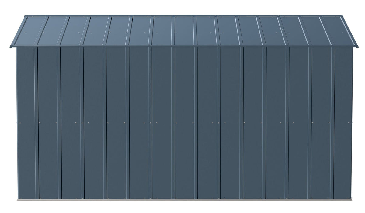 Arrow Classic Galvanized Steel Storage Shed, Blue Grey, 10-ft x 12-ft