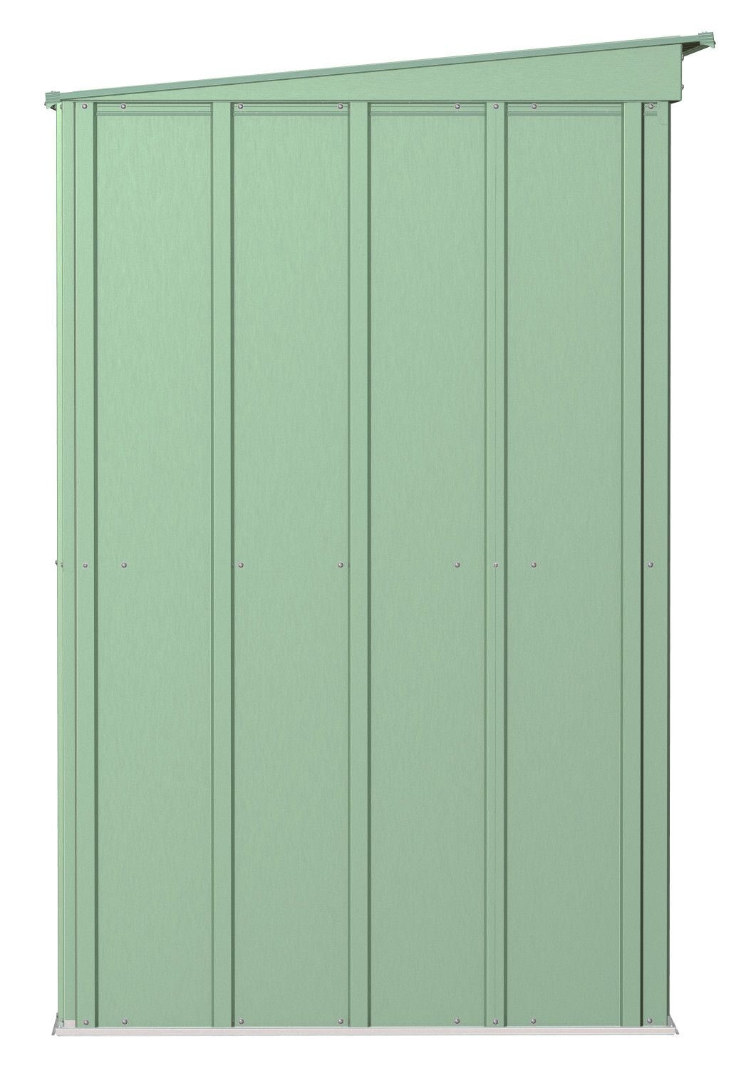 Arrow Classic Galvanized Steel Storage Shed, Sage Green, 8-ft x 4-ft