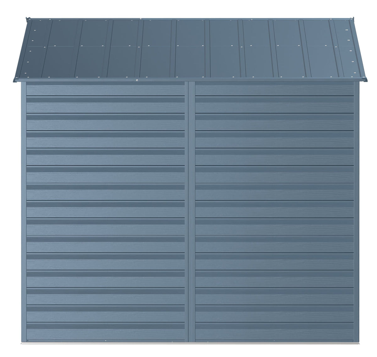 Arrow Select Galvanized Steel Storage Shed, Blue Grey, 8-ft x 8-ft