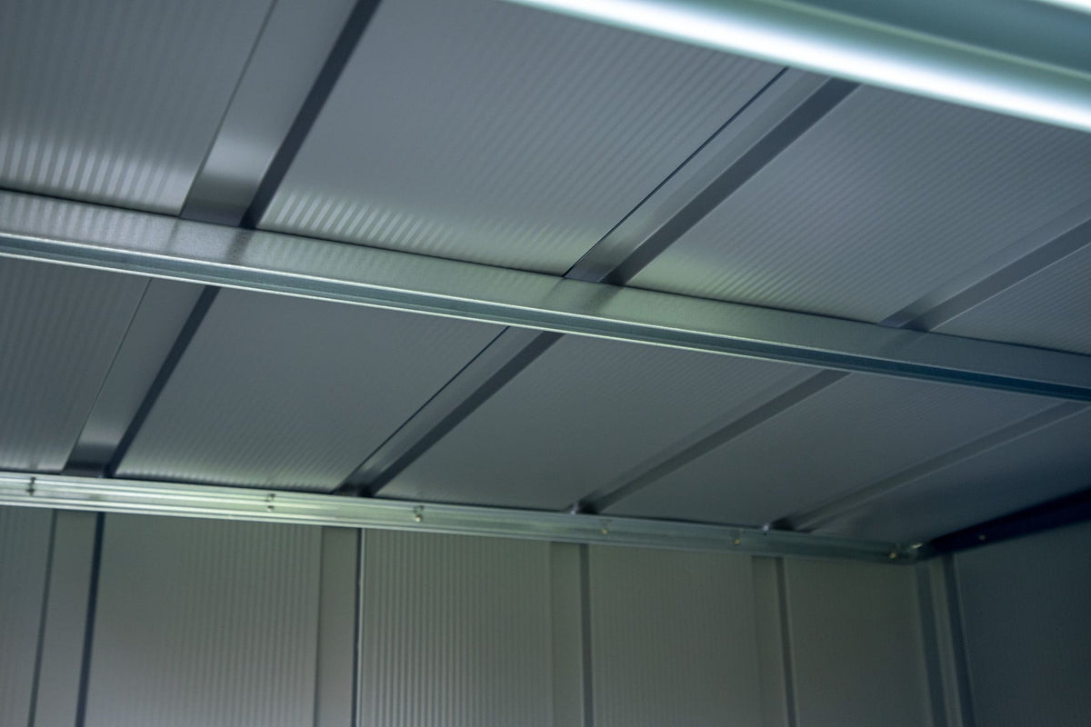Arrow Spacemaker 4x3-ft Juniper Berry Lockable Patio Shed