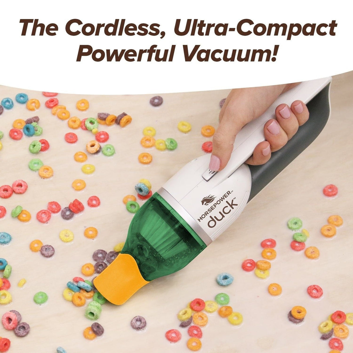 Horsepower Duck Ultra-Compact Cordless Handheld Vacuum
