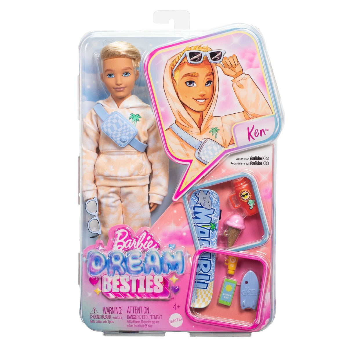 Dream Besties Ken Doll with Accessories, Assorted Styles