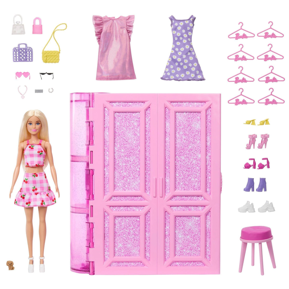 Dream Closet Toy Playset with Series 3.0 Fashion Doll and 25+ Accessories