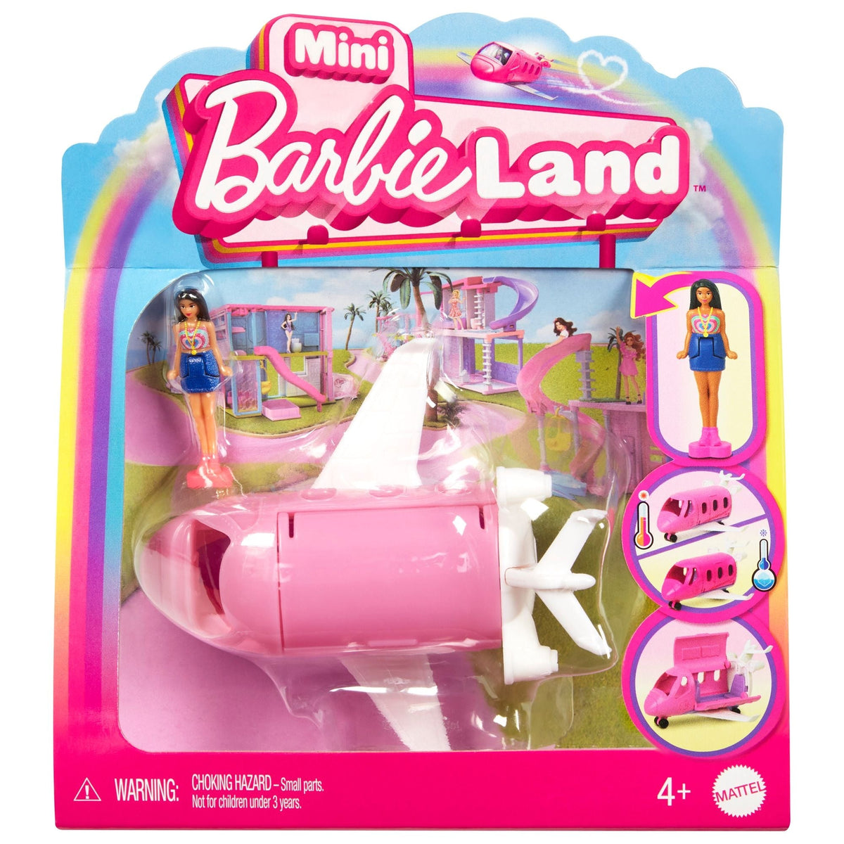 Mini Barbieland Vehicles Assortment, Includes 1.5-in Doll, Kids Ages 4+