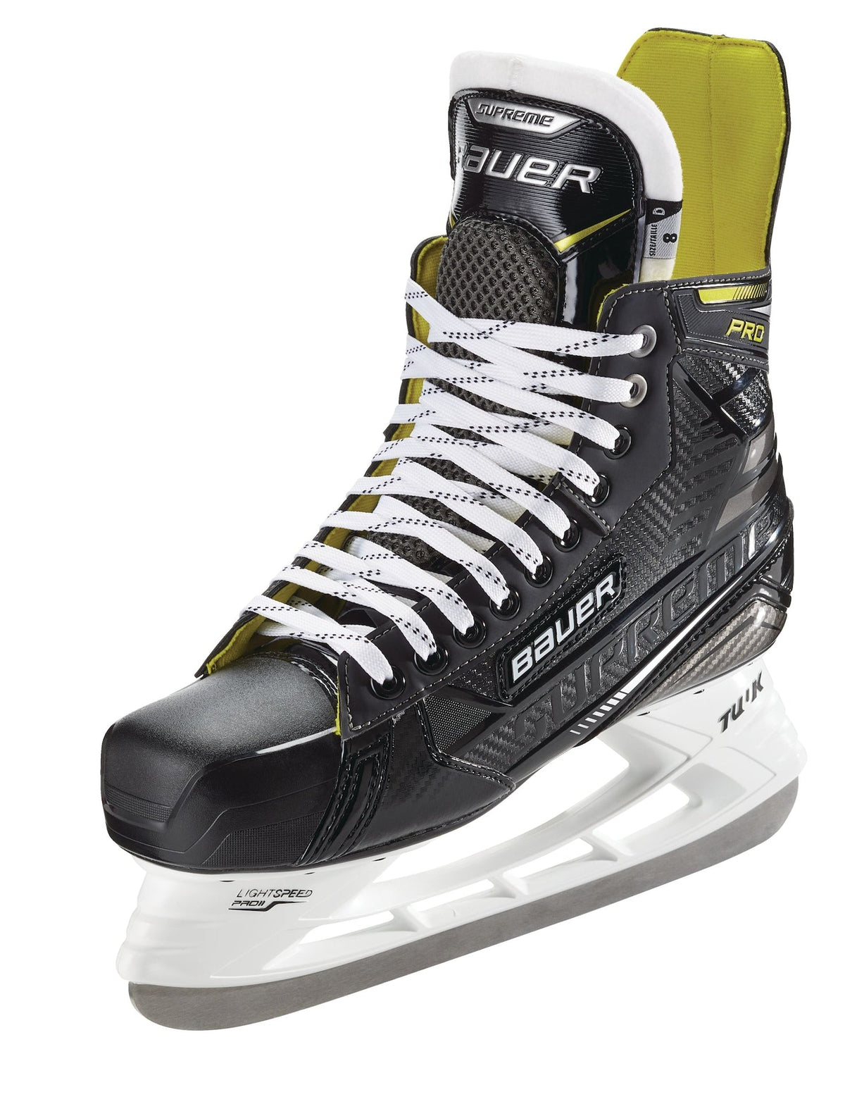 Supreme Pro Hockey Skates, Stainless Steel Blade, Senior