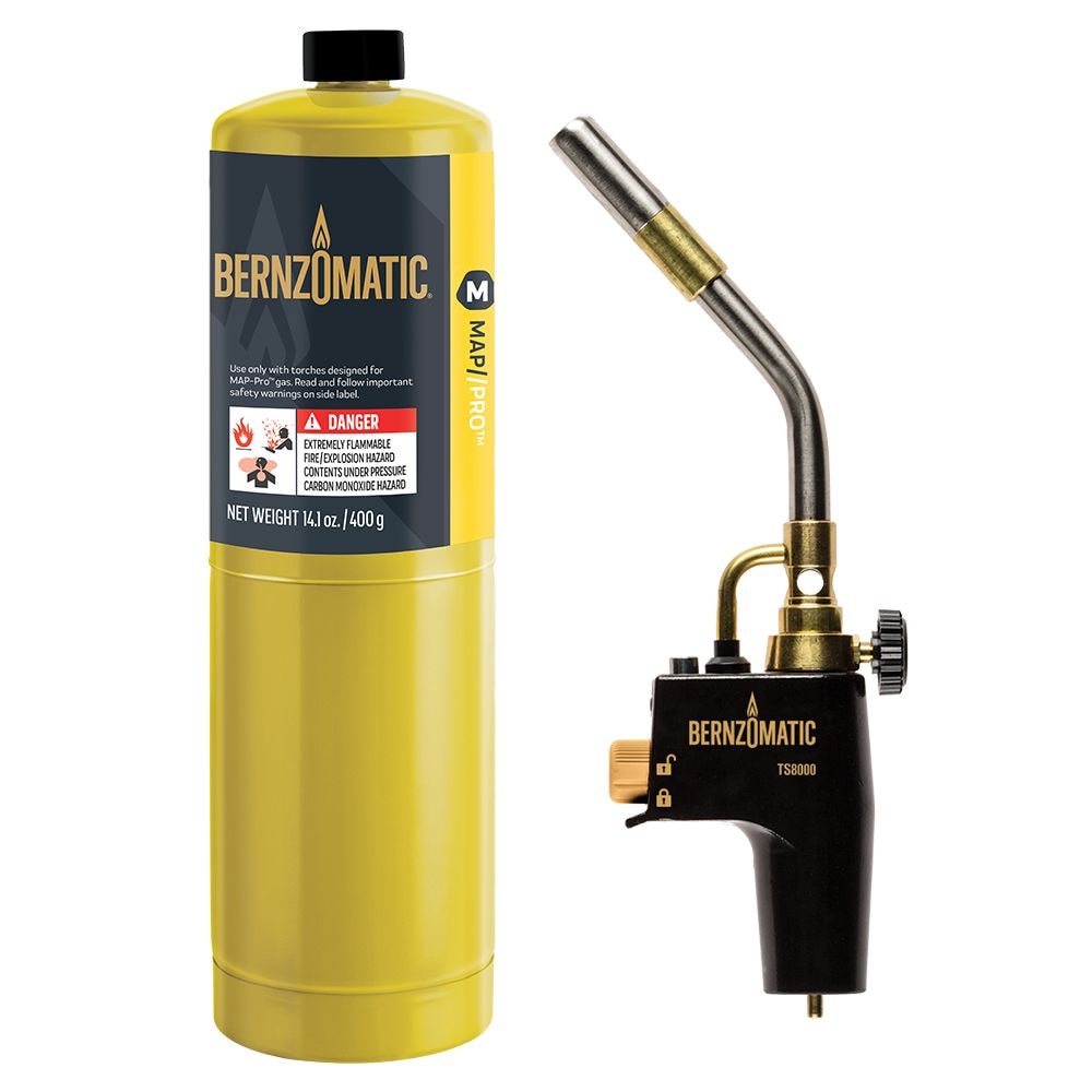 TS8000 MAP-Pro Max-Heat Propane Torch Kit, 400-g