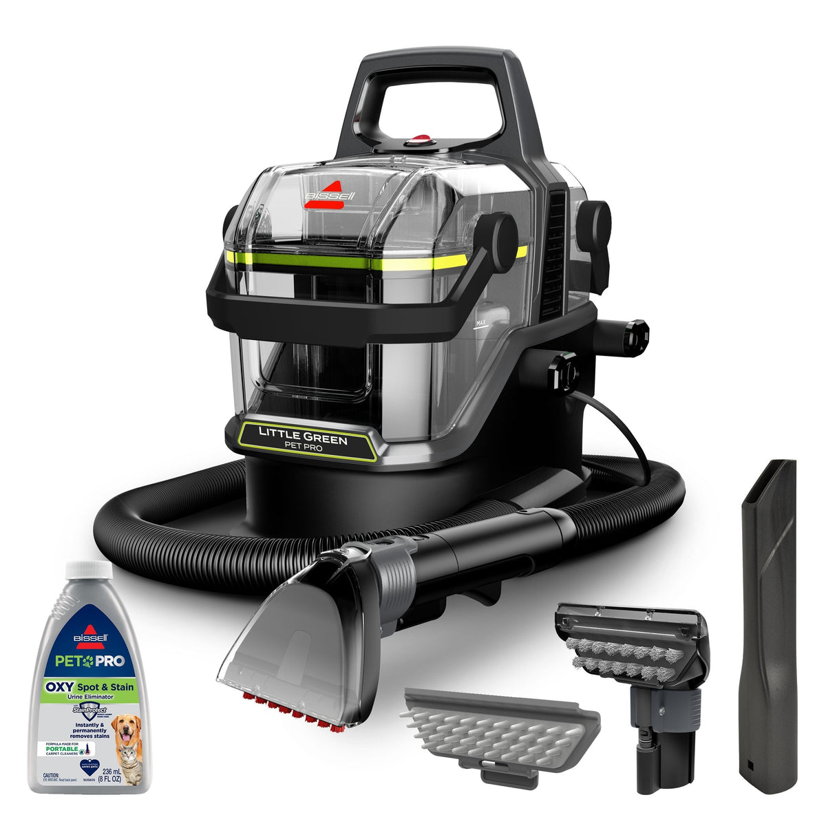 BISSELL Little Green Pet Pro Portable Carpet Cleaner Portable Carpet and Upholstery Deep Cleaner
