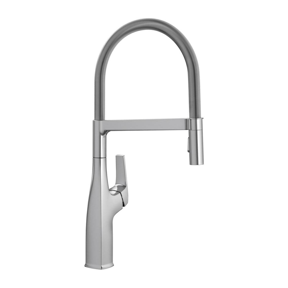 Rivana Semi-Pro Pull-Down Dual-Spray Kitchen Faucet, PVD Steel