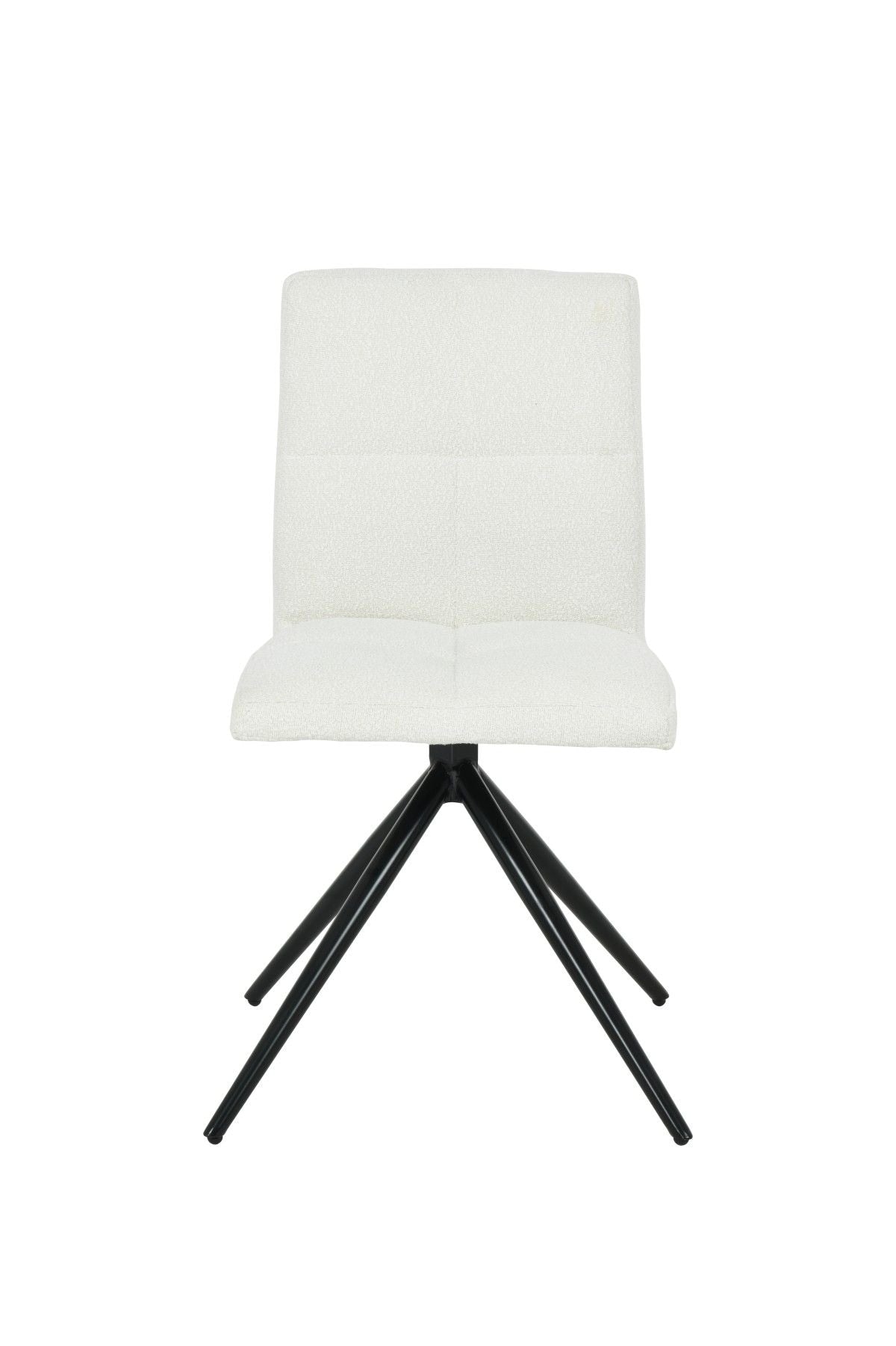 Ethan White Fabric Upholstered Armless Dining Chair, 2-pc