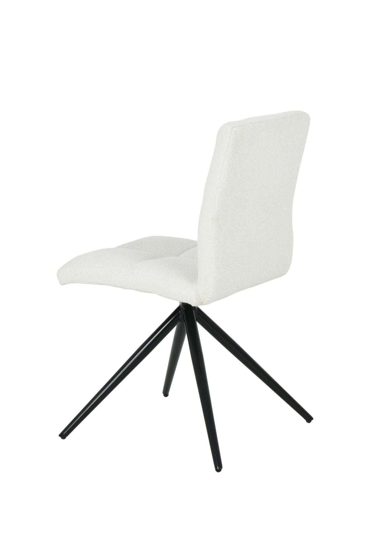 Ethan White Fabric Upholstered Armless Dining Chair, 2-pc