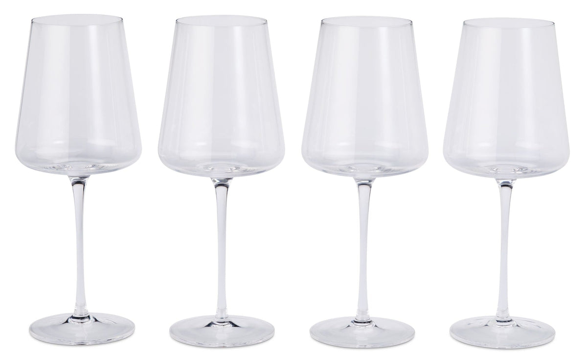 CANVAS Modern Lead-Free Stemmed Wine Glass Set, 4-pk
