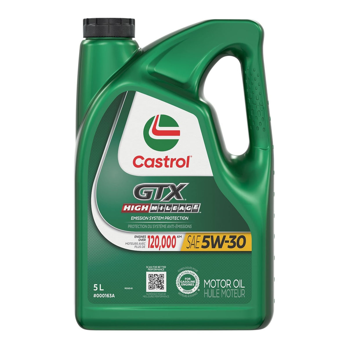 GTX High Mileage 5W30 Conventional Engine/Motor Oil, 5-L