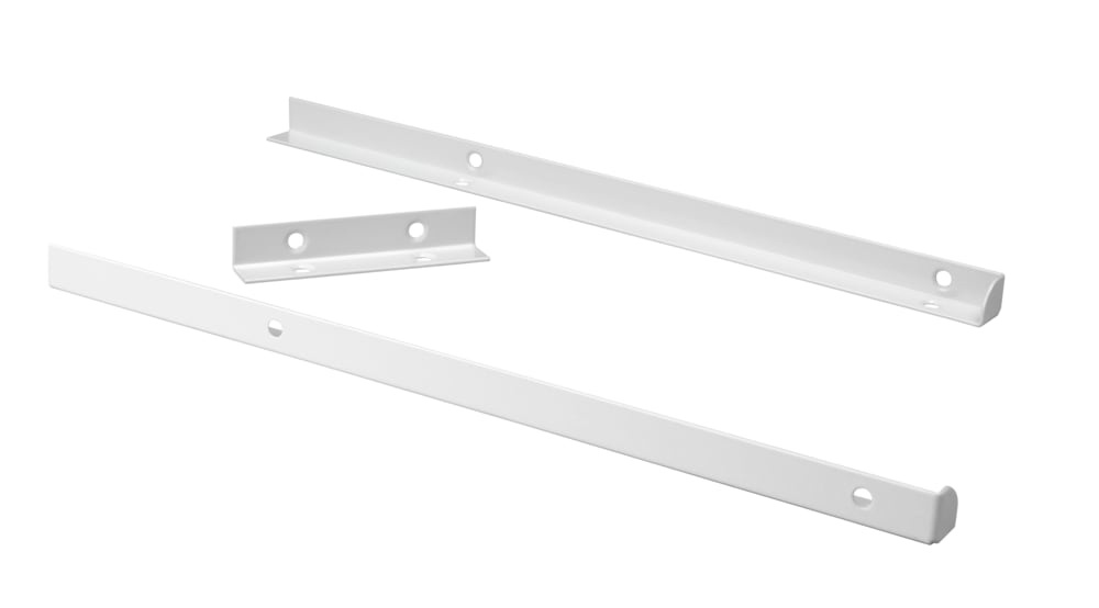 Suite Symphony Metal Top Shelf Support Kit, White
