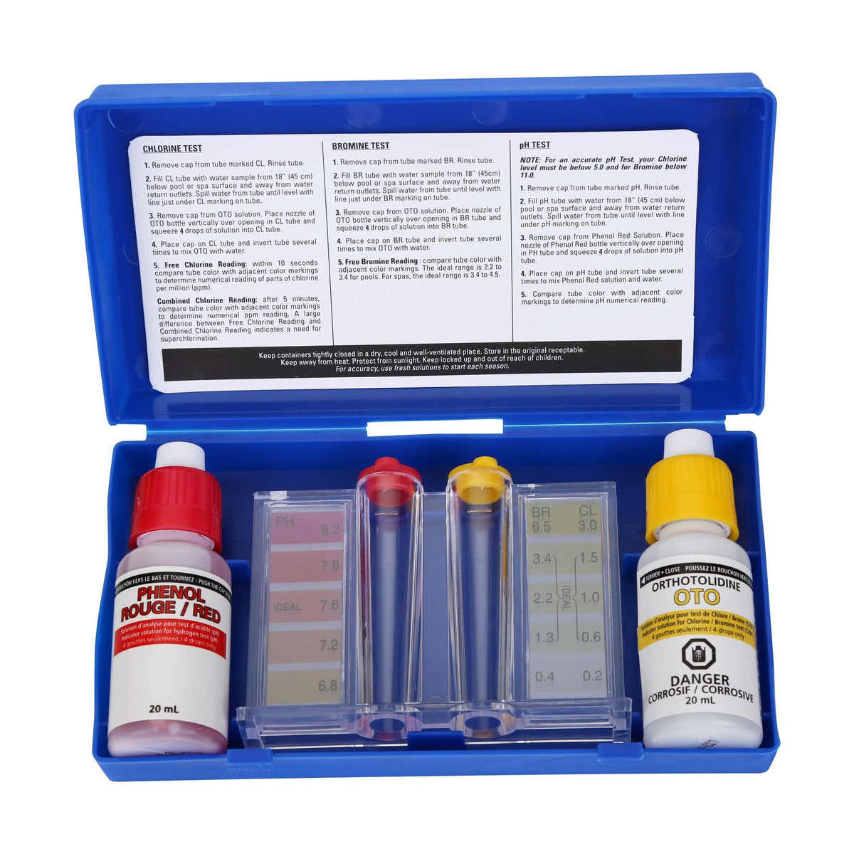 Complete Test Kit for Chlorine and Ph