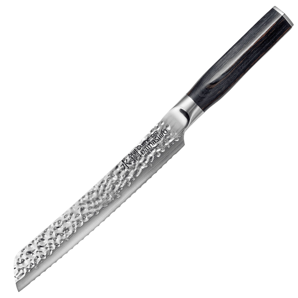 PRO DAMASHIRO EMPEROR BREAD KNIFE, 20CM