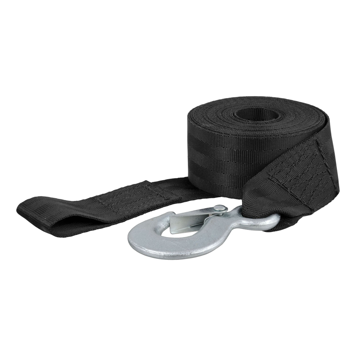 29451 2-in x 20-ft Nylon Winch Strap with Hook, 3,300-lbs