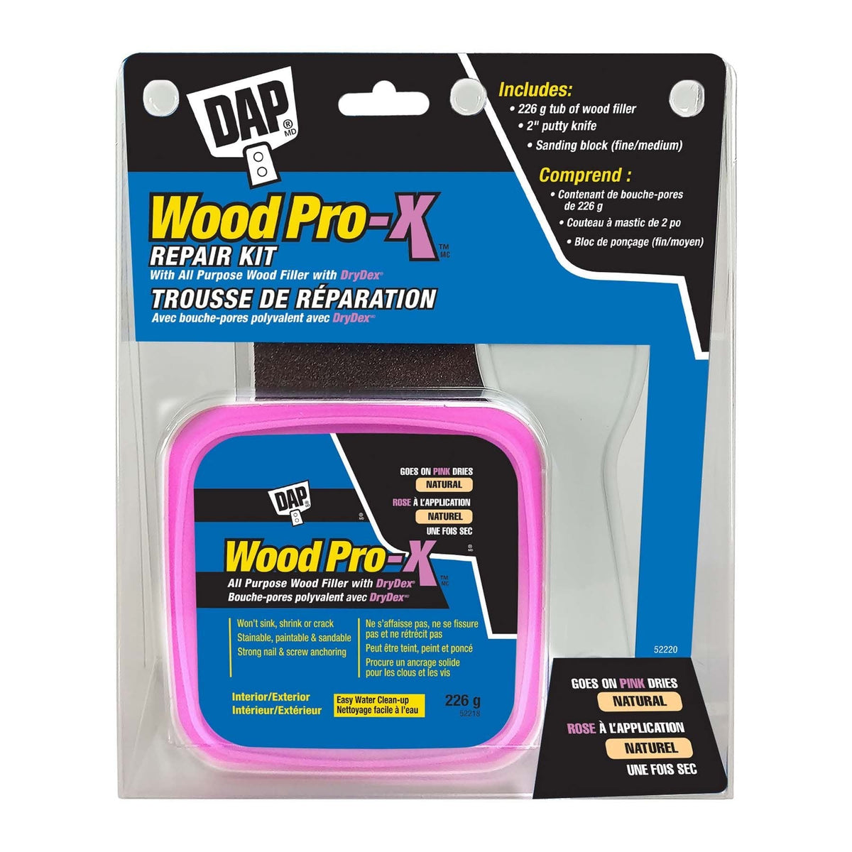 Wood PRo-X All Purpose Wood Filler Kit
