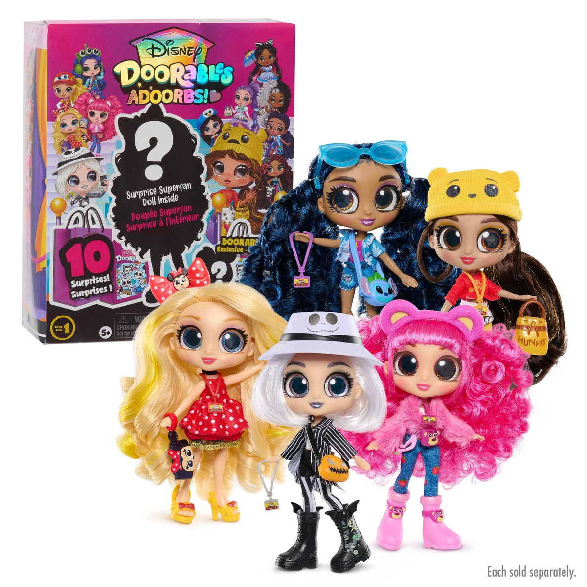 Doorables Kid's Collectible Series 1 Doll for Ages 5+, Assorted Characters
