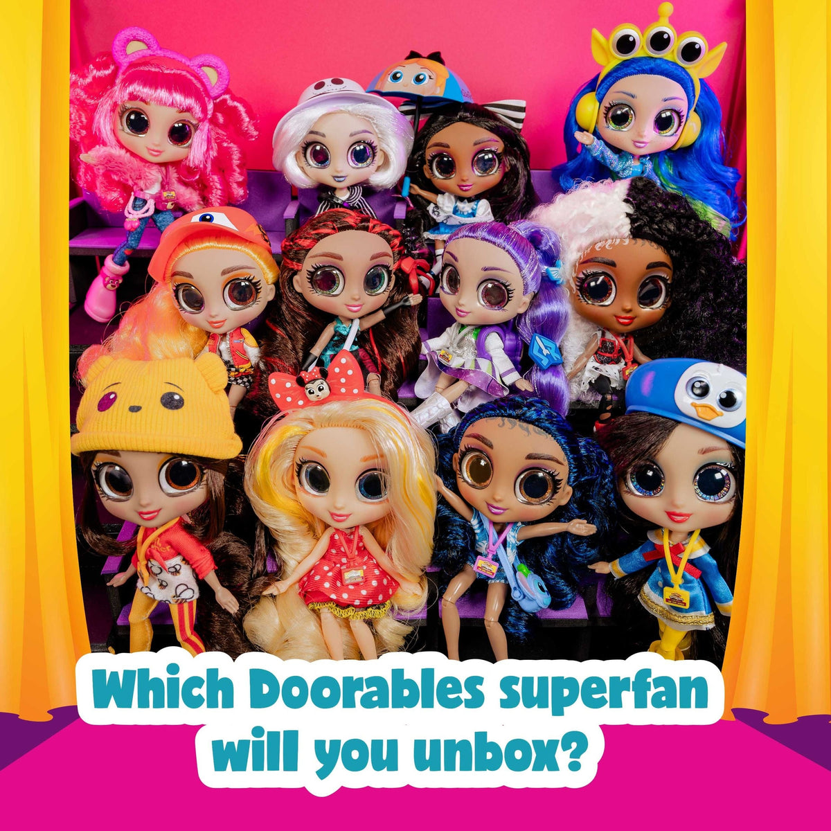 Doorables Kid's Collectible Series 1 Doll for Ages 5+, Assorted Characters