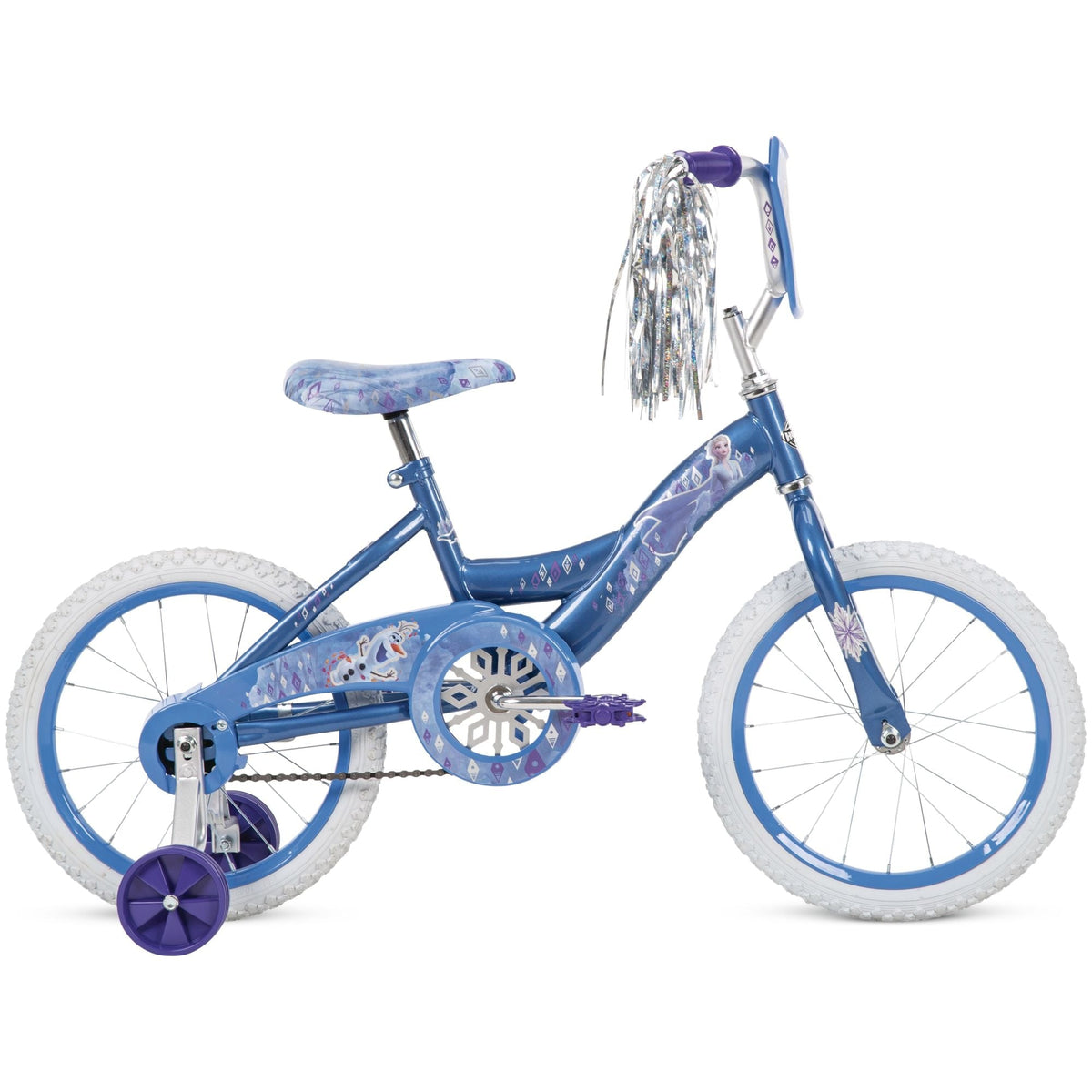 Frozen Kids' Bike, 16-in Wheel, Ice Blue/White