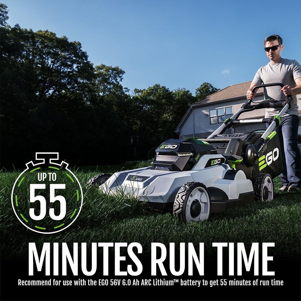 56V Cordless 21-in Push Lawn Mower with (1) 6.0Ah Battery and (1) 320W Charger, LM2114