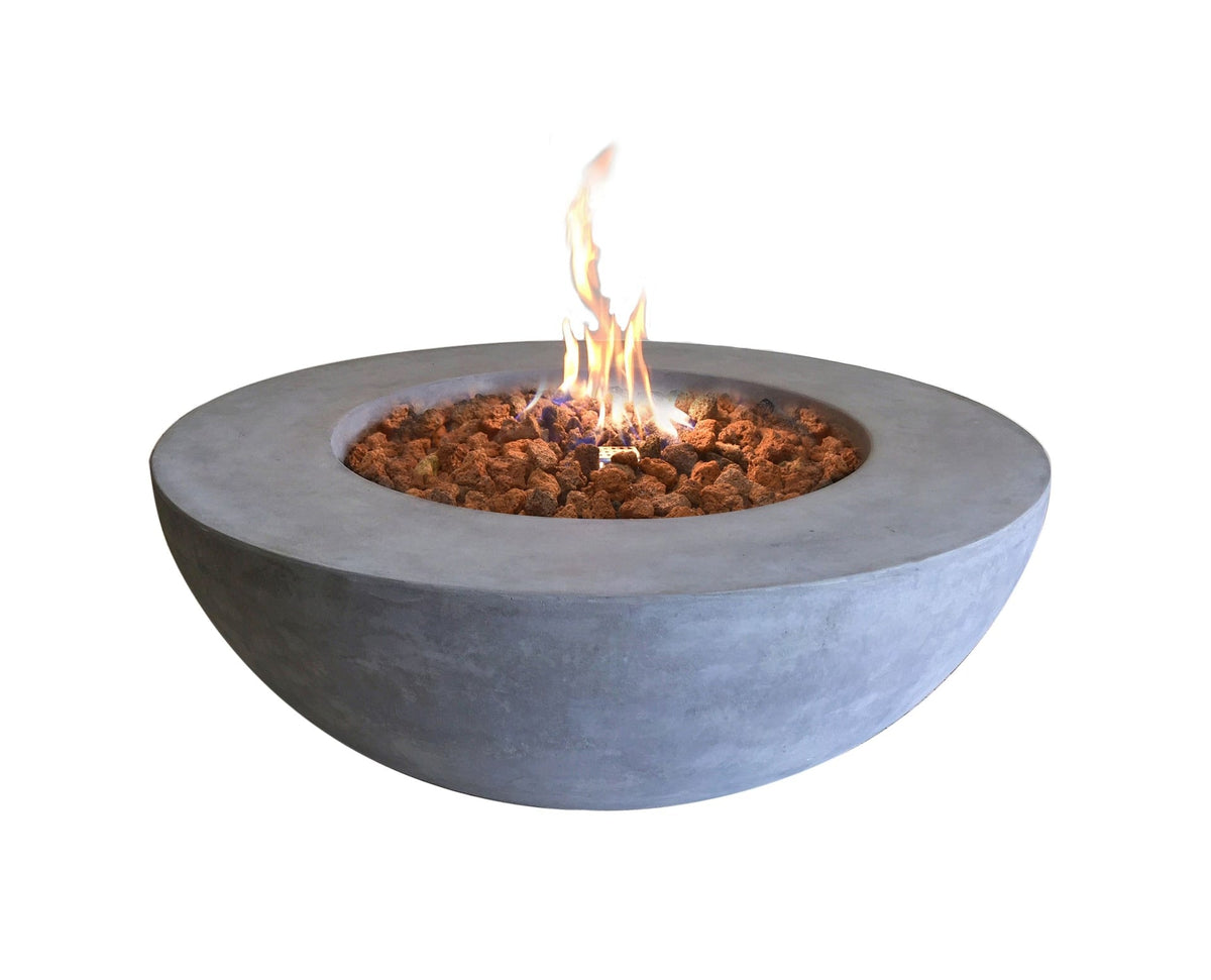 Lunar Bowl Liquid Propane, Light Grey