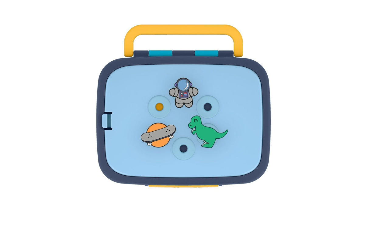 Benn Kids' Lunch Box with Quick Fill Lid, Assorted Colours, 3.6-Cups