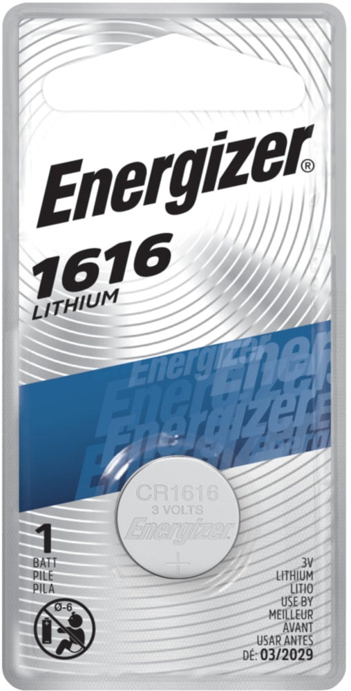1-pk CR1616 DL1616 3V / 3 Volt Lithium Coin Cell Battery, Long Lasting, All Purpose