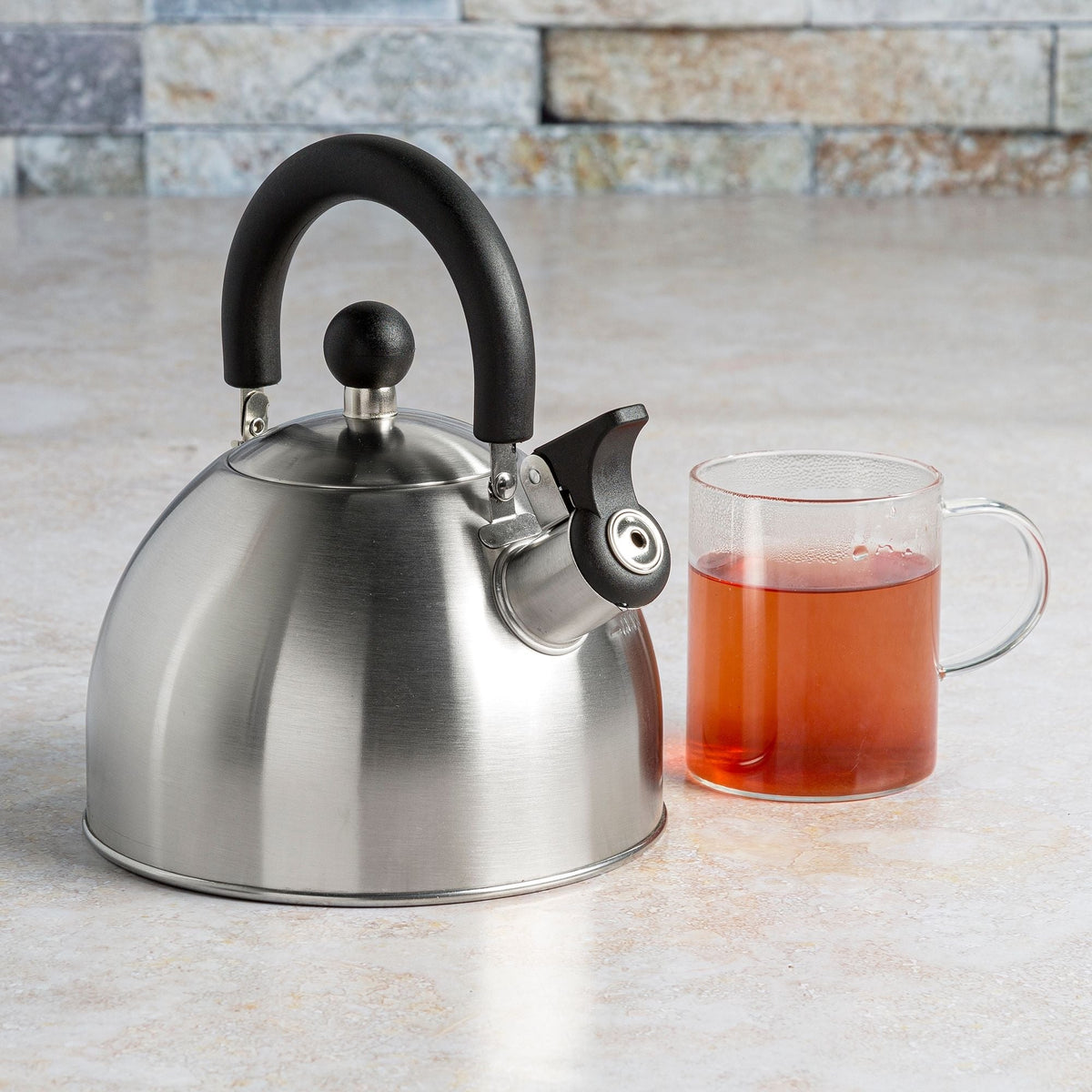 Stainless Steel Stovetop Kettle, 1.4-L