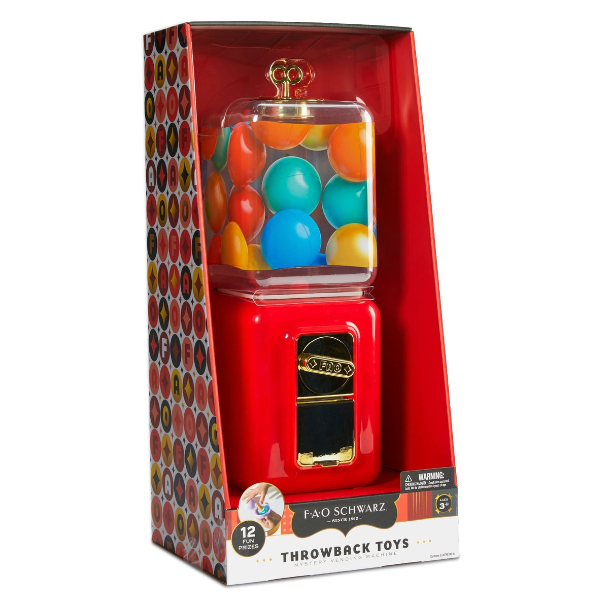 Throwback Toys Vending Machine, Red