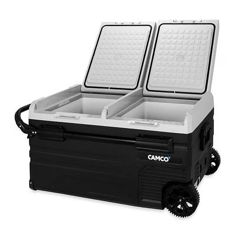 CAM-750 75-Liter Portable Compact Fridge/Freezer | Features Wireless Capable Remote Access 2 Compartments w/Dual Zone Cooling | Adjusts...
