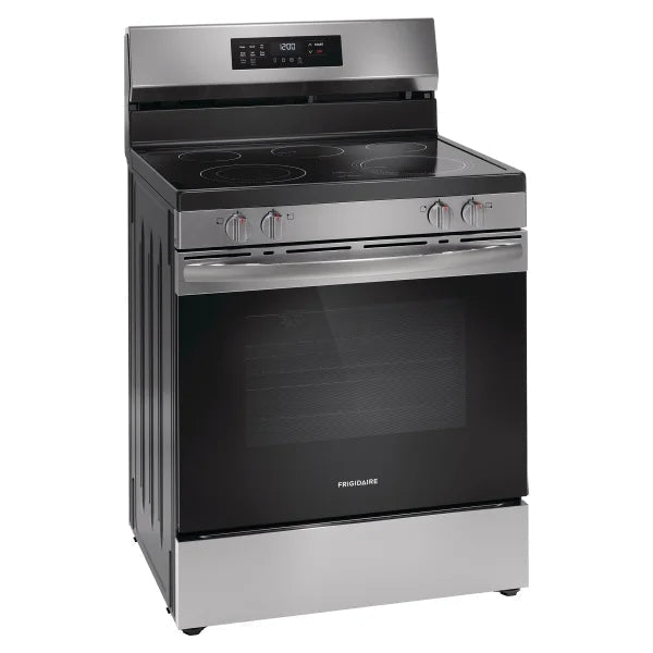 30 in 5.3 cu. ft. Electric 5-Burner Range with Air Fry