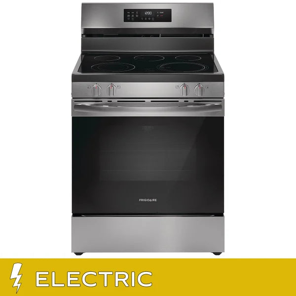 30 in 5.3 cu. ft. Electric 5-Burner Range with Air Fry