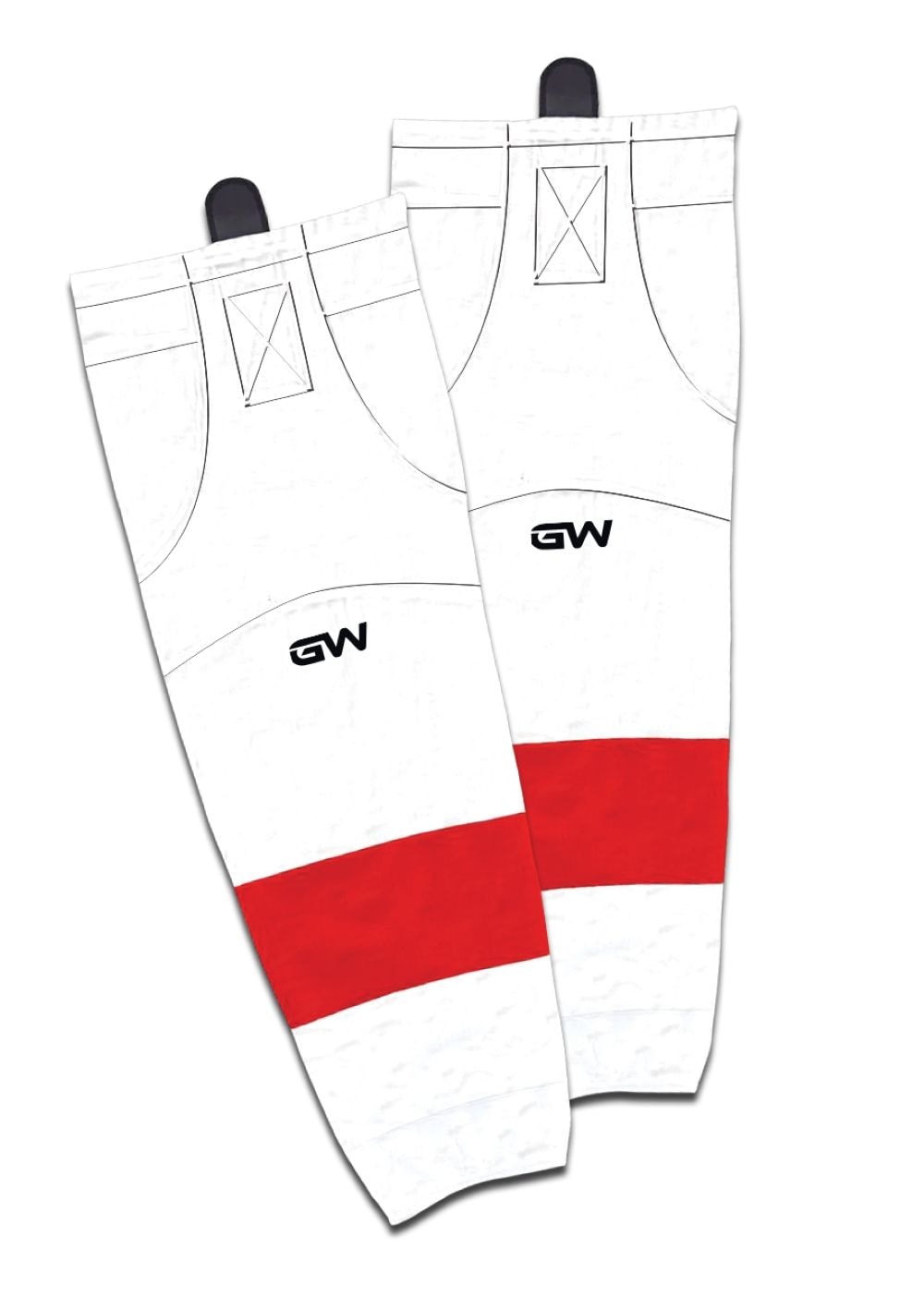 8500 Pro Team Performance Hockey Socks, Away Colours, Assorted Sizes