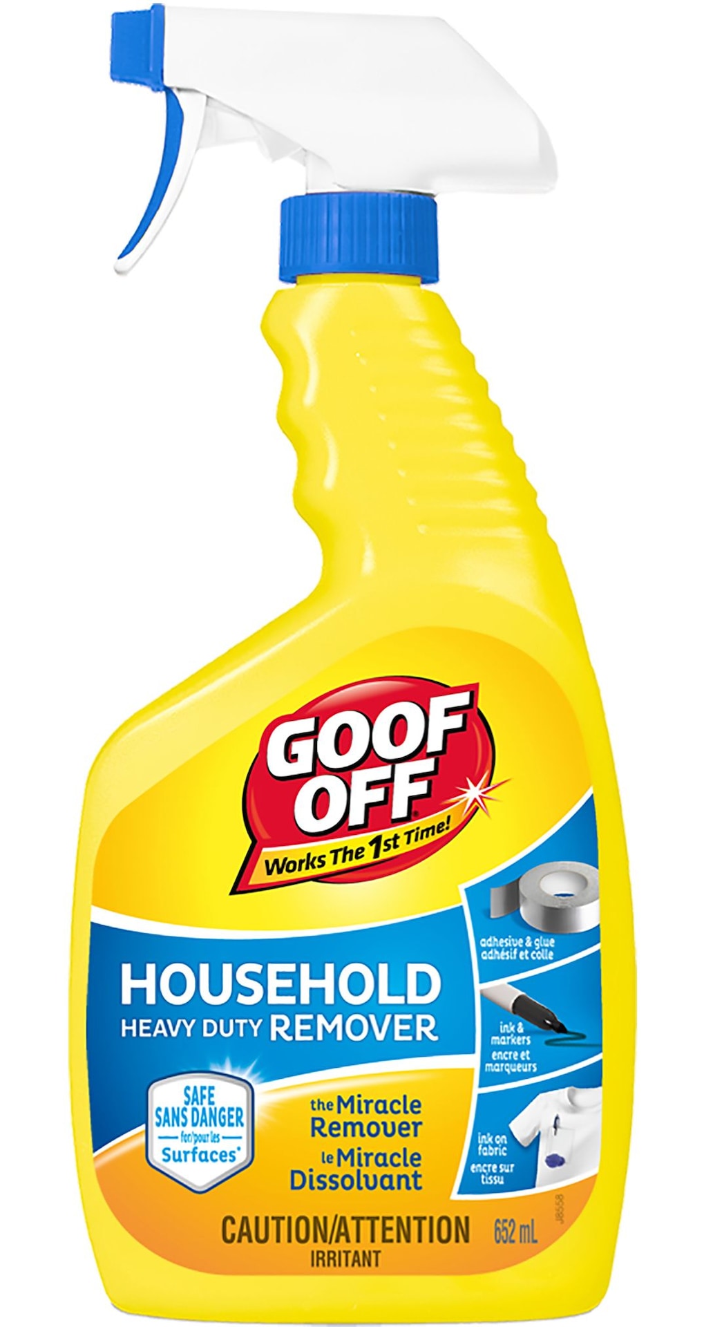 Household Heavy Duty Remover, Multi-Purpose Spot & Stain Spray Cleaner, 652-mL