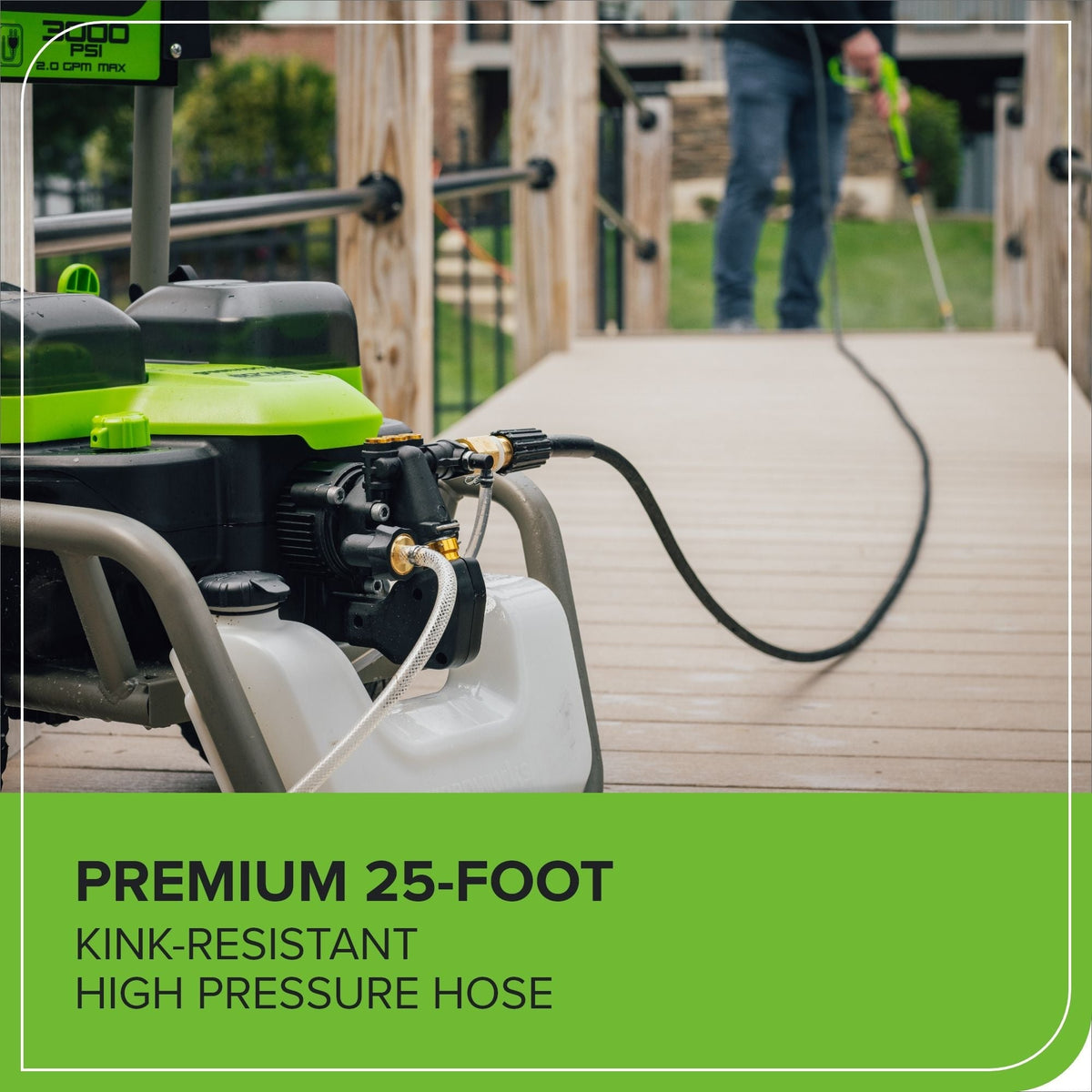 60V 3000PSI 2.0GPM Hybrid AC/DC Pressure Washer, Tool Only