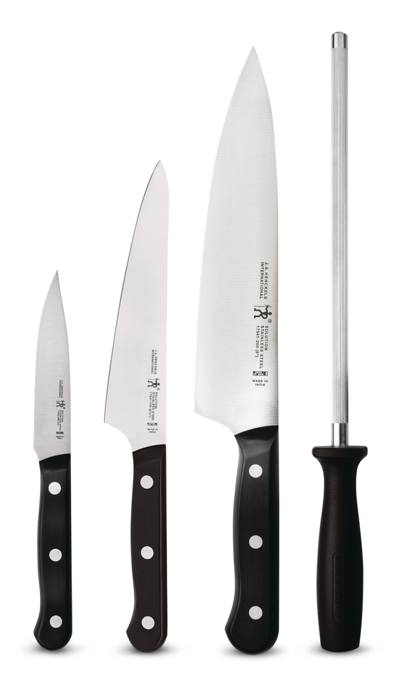 Solution Stainless Steel Fine Edge Knife Set, 4-pc