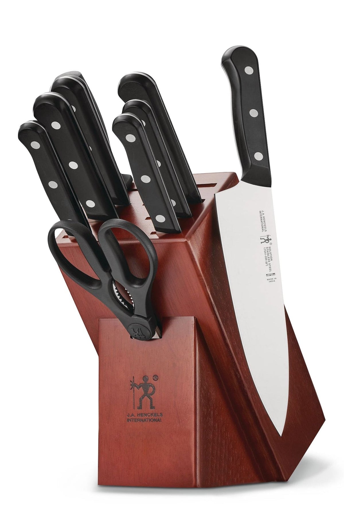Solution Stainless Steel Knife Block Set, 10-pc