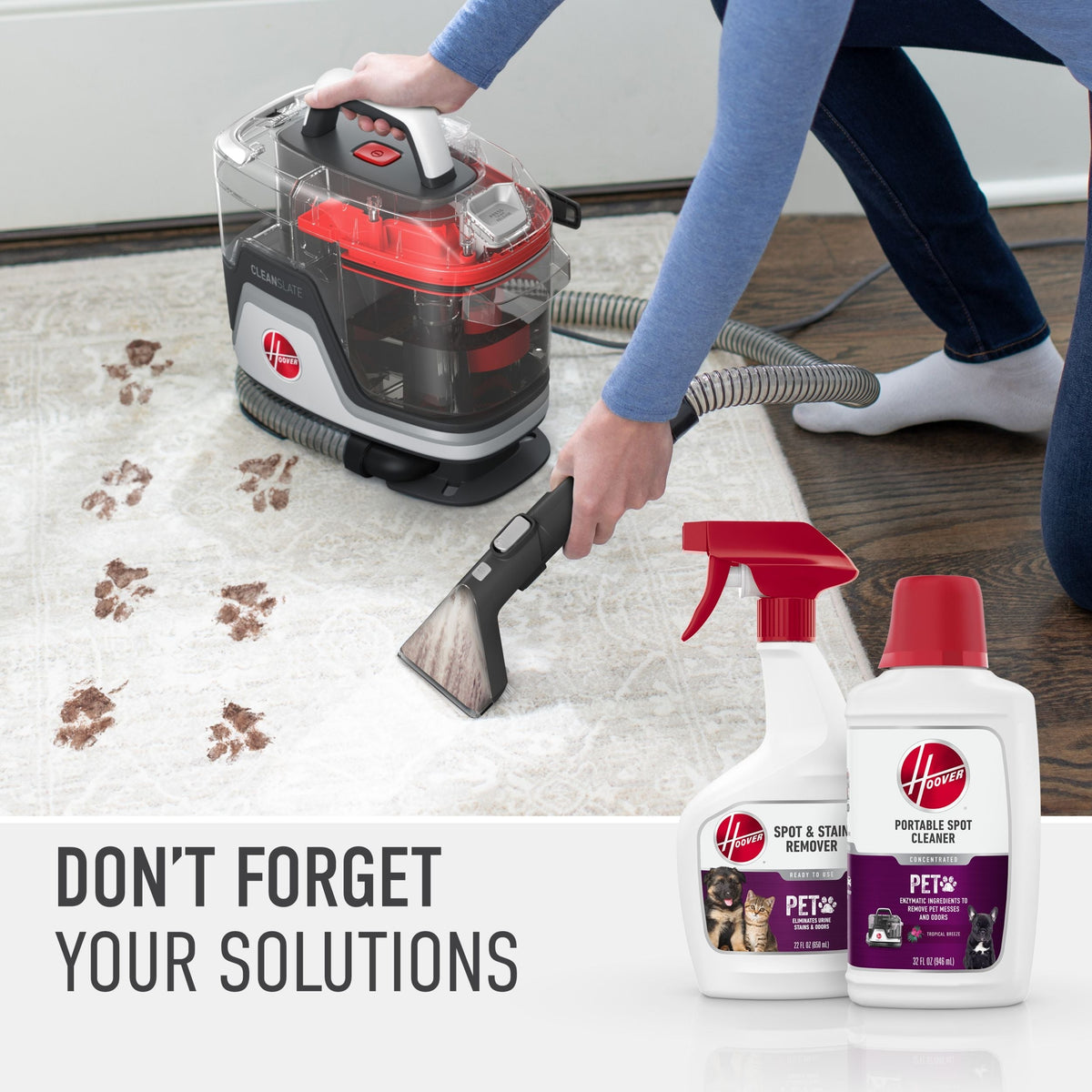Hoover CleanSlate Pet Plus Carpet & Upholstery Corded Portable Spot Deep Cleaner