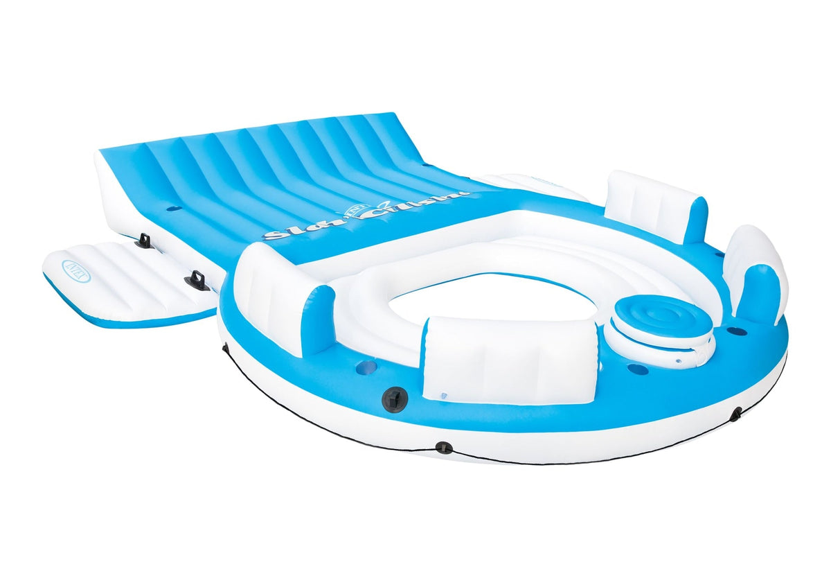 Splash 'N Chill Inflatable Lake Party Island, 7-Person