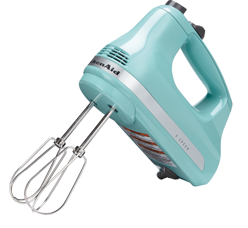 Ultra Power 5-Speeds Hand Mixer with Turbo Beater Aqua Sky