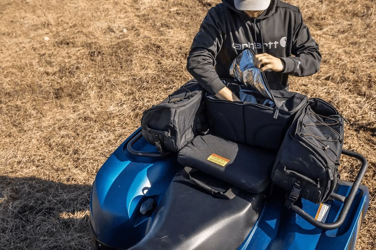 ATV Matrix Seat Rack Bag, Black
