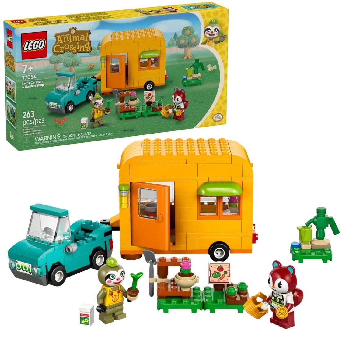 Animal Crossing Leif's Caravan & Garden Shop - 77054, 263-pcs, Ages 7+