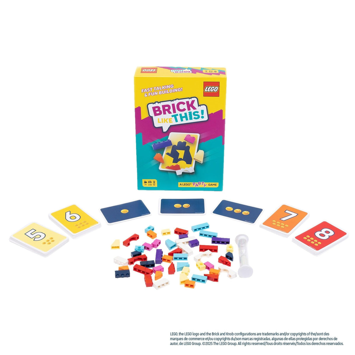 Brick Like This 2-8 Player Card Game for Ages 7+