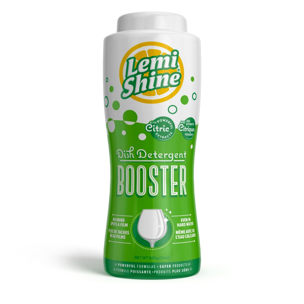 Dishwasher Detergent Powder Booster, Fresh Lime Scent, 680-g