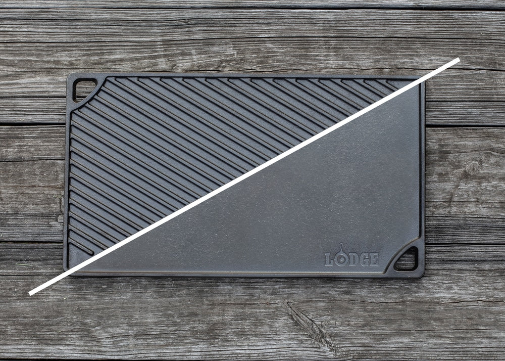 Lodge Seasoned Cast-Iron Griddle, 16.8-in