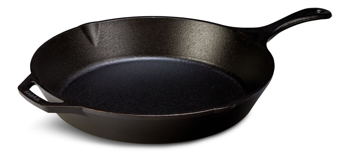 Lodge Seasoned Cast-Iron Skillet, 13.3-in