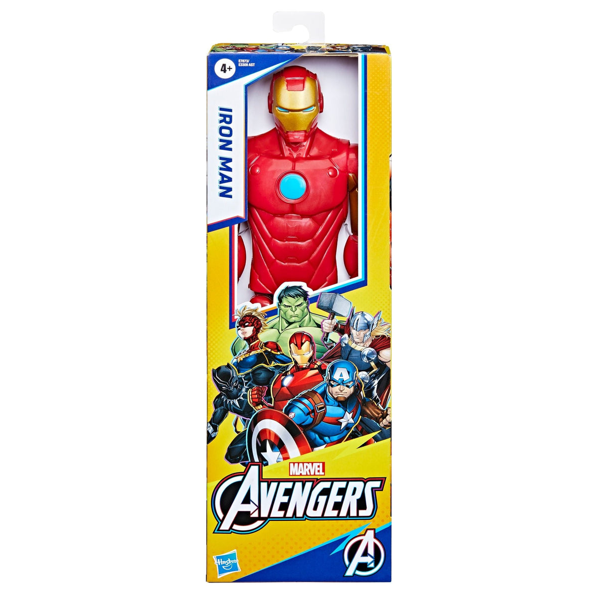 Marvel Titan Hero Series Iron Man Action Figure, 12-in Toy, Ages 4+